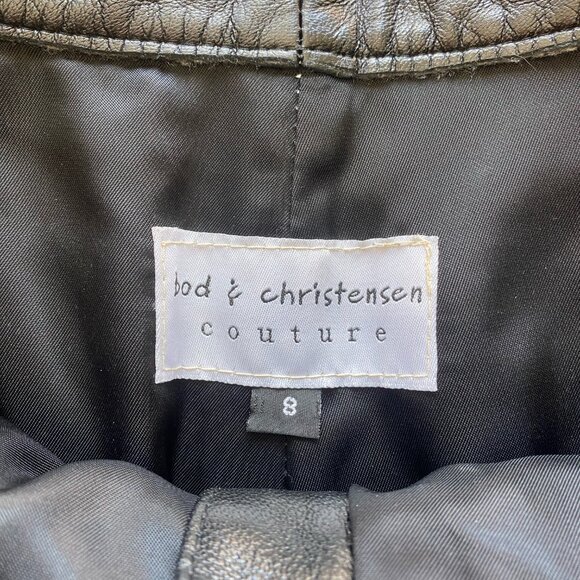 Vintage Bod & Christensen Leather Pants Size 8 - Picture 5 of 5